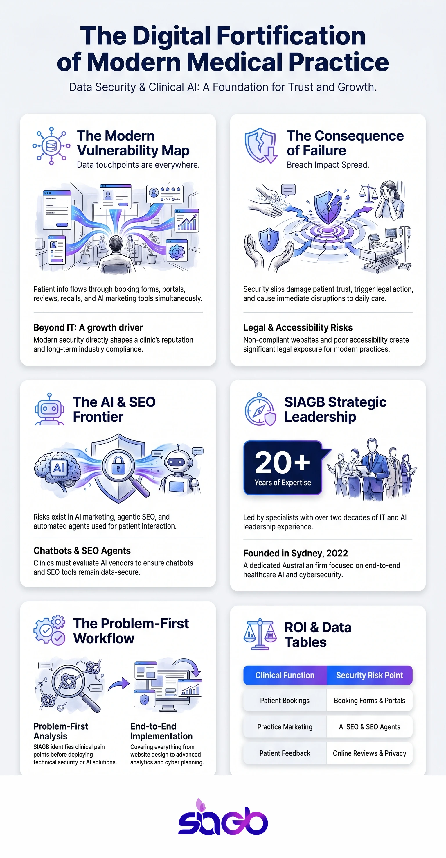 Medical Practice Data Security for Modern Clinics Today infographic