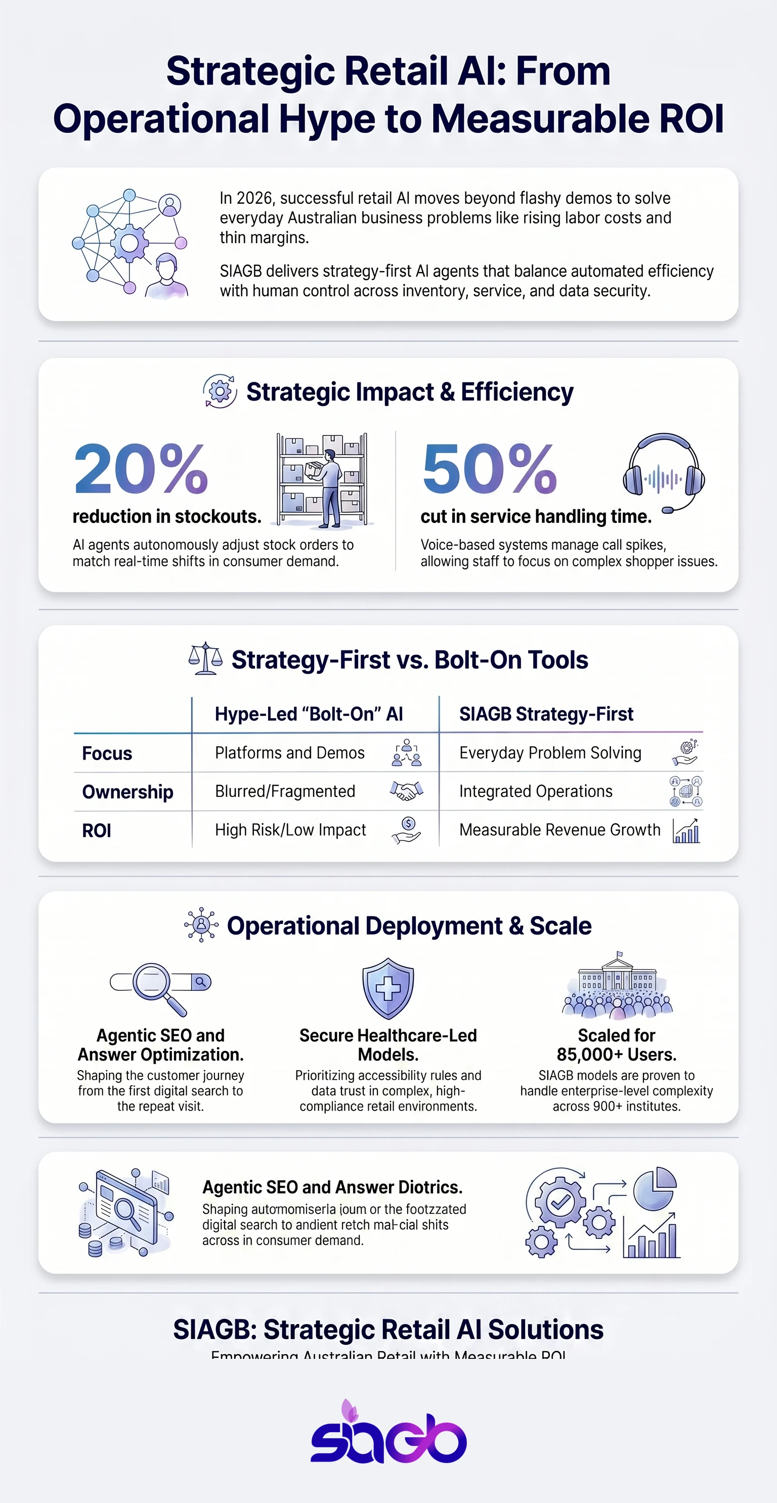 Retail AI Strategies for Australian Businesses infographic