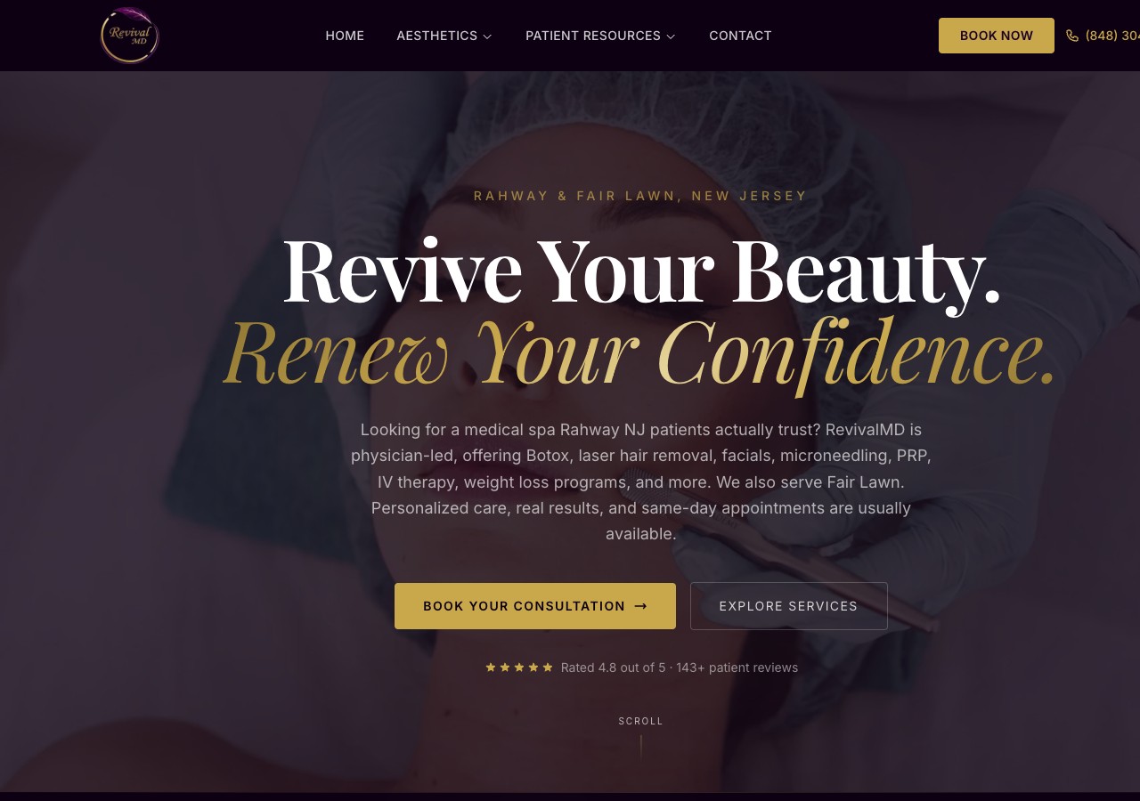 RevivalMD new Hugo homepage